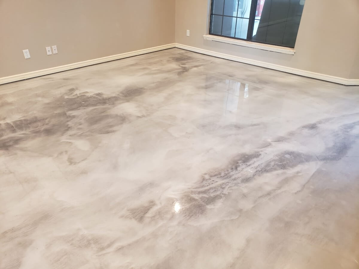 Metallic Epoxy Flooring McAllen RGV Concrete Stain
